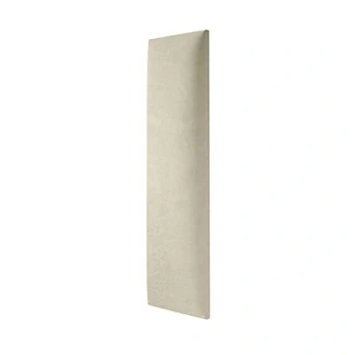 Afbeelding van MOLLIS Rechthoekig decoratief wandpaneel, geschikt als hoofdeinde of stootbescherming, vermindert geluid en verbetert de akoestiek, schuim, 60 x 15 cm, zandkleurig