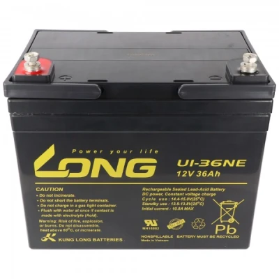Afbeelding van Kung Long U1 36NE accukabel 12 volt 36Ah met