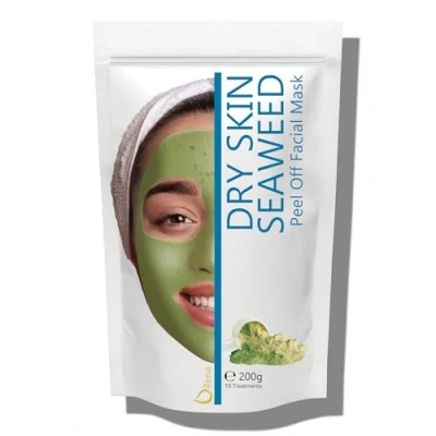 Afbeelding van Oïléna Peel Off alginaat masker intensieve hydratatie 100% natuurlijke reinigingsverzorging anti mee eters gelerend effectief voor rijpe huid eenvoudig te gebruiken, transparant,