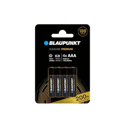 Afbeelding van Blaupunkt AAA batterij (potlood) Alkaline 1.5 V 4 stuk(s)