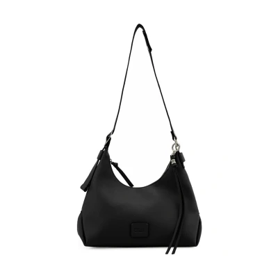 Afbeelding van FredsBruder My Bestie Schoudertas Leer 41 cm Dames black