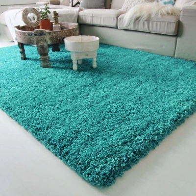 Afbeelding van Hoogpolig Vloerkleed Shaggy Royal 5cm Hoogte Turquoise 200x290 Cm