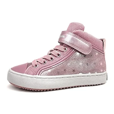 Image de Geox J Kalispera Girl Fille Baskets, Dk Pink, 38 EU