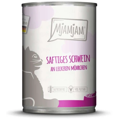 Afbeelding van 6x400g MjAMjAM Zwijn Kattenvoer Nat