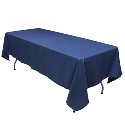 Afbeelding van KaitatsuSen Nappe Rectangulaire en Tissu Polyester, Bleu Marine, 150x300 cm