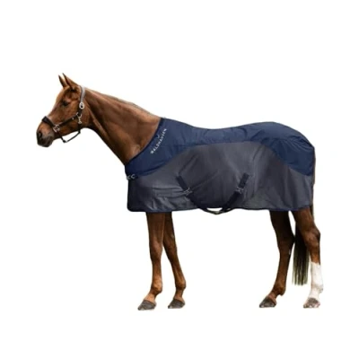 Afbeelding van Waldhausen Vliegendeken Comfort Waterd Rug Nightblue 135/185