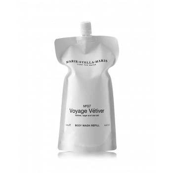 Afbeelding van Marie Stella Maris No.07 Voyage Vétiver Douchegel Navulling 500 ML Wit