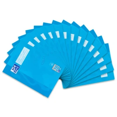 Afbeelding van Oxford Schoolschrift A4, geruit, met dubbele rand, 16 vellen, blauw, 15 stuks