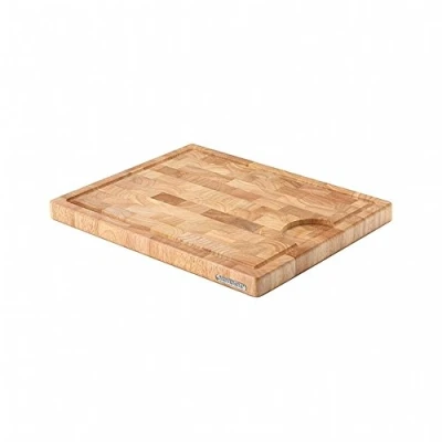 Afbeelding van Continenta Snijplank in Rubberhout Kopshout 37x29xH2,7cm