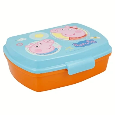 Afbeelding van Peppa PIG Broodtrommel 17x14 cm Brooddoos Sandwich Box