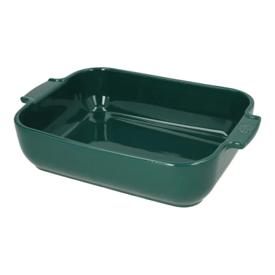 Afbeelding van Peugeot Appolia Rechthoekige Ovenschaal 32cm Bosgroen Keramiek