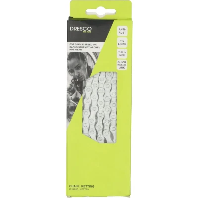 Afbeelding van Dresco Fietsketting City Anti Roest 1/2x1/8 112 schakels 5251407