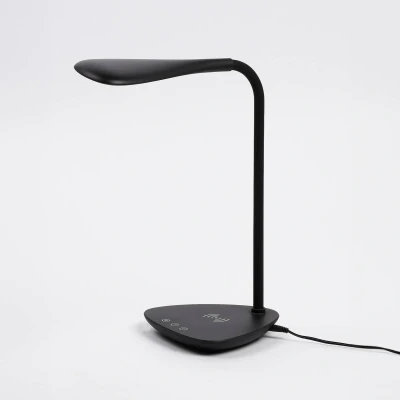Afbeelding van Aluminor Tom Qi LED bureaulamp CCT zwart