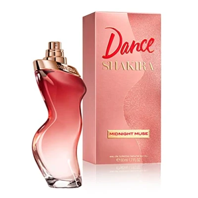 Afbeelding van Shakira Perfumes Dance Midnight Muse Eau de Toilette for Women Long Lasting Vrouwelijk, Romantic and Charming Fragance Bloemen, Fruity Vanilla Notes Ideaal voor Dagkleding 50 ml