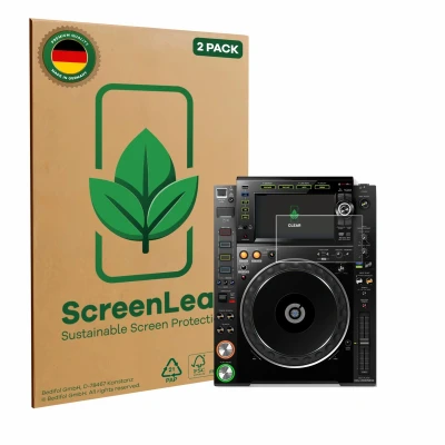 Afbeelding van ScreenLeaf Screenprotector voor Pioneer CDJ 2000NXS2 (Jog) Duurzame schermbescherming Folie Beschermfolie transparant (2 Stuks)