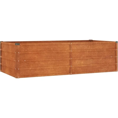 Afbeelding van Plantenbak verhoogd 160x80x45 cm cortenstaal roestig
