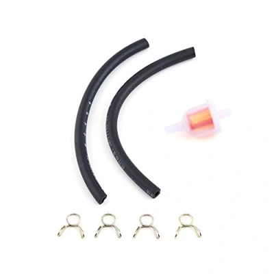 Afbeelding van Keenso Brandstoffilterset, oliefilterset, benzineslang, slang + buizen, clip, universeel, motorfiets, kleine auto