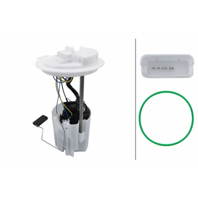 Afbeelding van HELLA 8TF 358 316 991 Brandstoftoevoereenheid Met brandstoftoevoermodule, pakking Electrisch Benzine