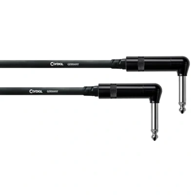 Afbeelding van Cordial CFI 0,6 RR Jack Kabel [1x Jackplug male 6,3 mm 1x mm] 0.60 m Zwart
