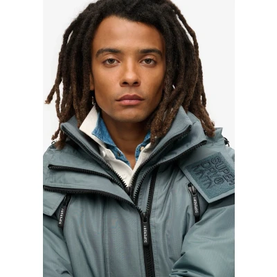Afbeelding van Superdry Hooded Mountain Winterjas, Heren, Maat: XXL, Stormy weather blue