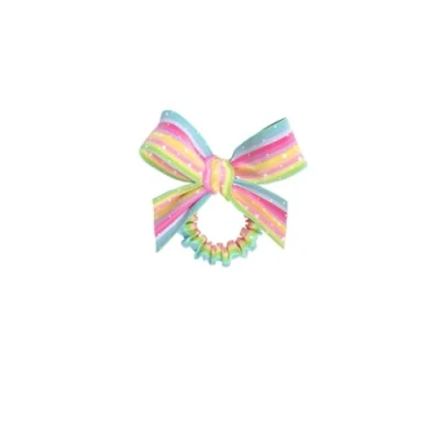 Afbeelding van Invisibobble SLIM Kids Sprunchie Bow Let&#039;s Chase Rainbows Haibu by Kapperskorting.com