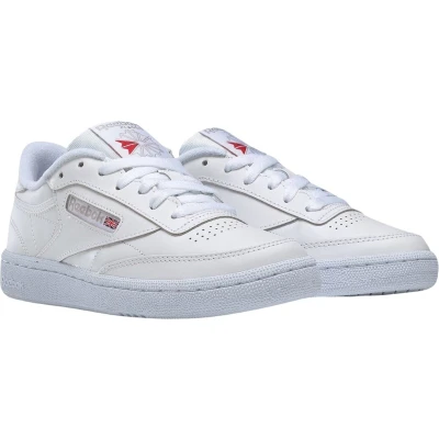 Afbeelding van Reebok Classic CLUB C 85 Sneakers laag, Dames, Maat: 38.5, White/light grey Leer en textiel