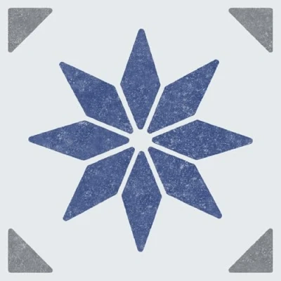 Afbeelding van d c fix Set van 6 wandtegelstickers 15 x cm Alia blauw Praktische zelfklevende tegels voor keuken, badkamer en keukenachterwand Tegelfolie duurzaam
