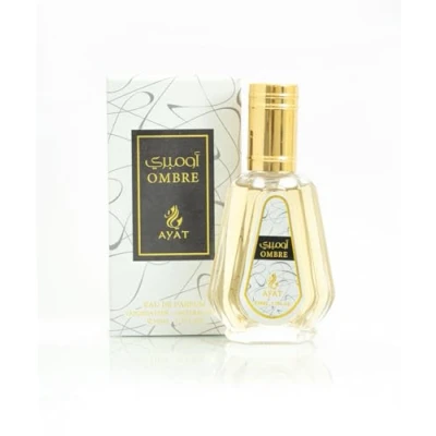 Image de AYAT PERFUMES Eau de Parfum Arab en Spray 50 ml Mixte Pour Femme Homme Fabriqué à Dubaï Senteur Orientale (Ombre)