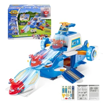 Afbeelding van Super Wings Playset SW Aeroport World Aircraft seizoen 5 + 2 TAB figuren, speelgoed voor kinderen 2, 3, 4, 5, 6, 7, 8 jaar, jongens en meisjes
