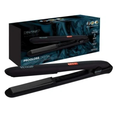Image de Lisseur Revamp Progloss ST 1000 EU Température Réglable Onduler et Coiffer 1 Unité Céramique Noir