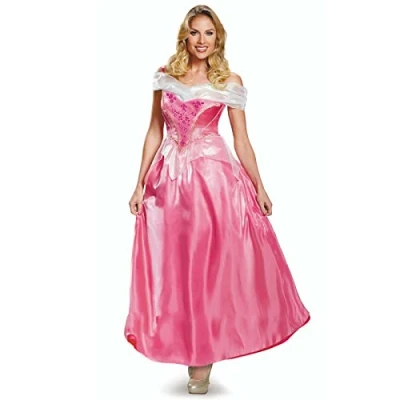 Afbeelding van Disney Officieel kostuum Doornroosje voor volwassenen, prinsessenkostuum maat M