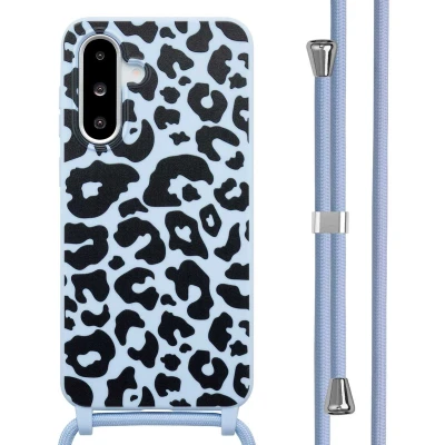 Afbeelding van imoshion Siliconen design hoesje met koord voor de Samsung Galaxy A36 / A56 Animal Lila