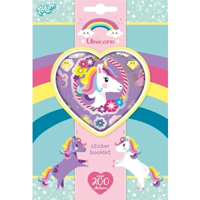 Image de set Unicorn Bookletd&#039;autocollants 14 x 21 cm 4 feuilles