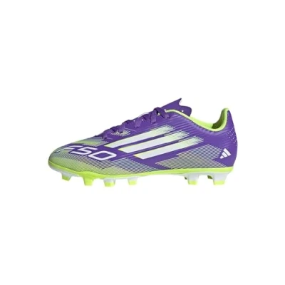 Afbeelding van adidas F50 CLUB Firm Ground/Multi Ground voetbalschoenen voor kinderen, uniseks, Purple Rush / Cloud White Lucid Lemon, 37 1/3 EU
