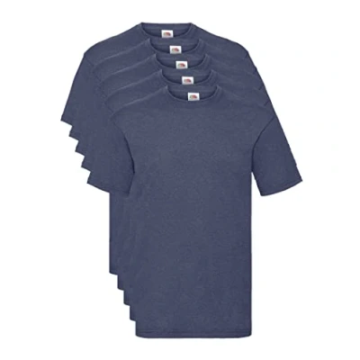 Afbeelding van Fruit of the Loom Valueweight T shirt voor heren, pakket met 5 stuks