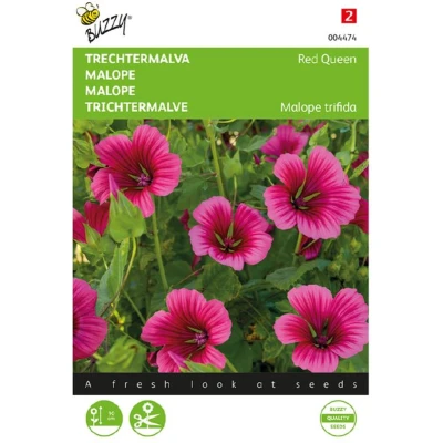 Afbeelding van Zaden malope trechtermalva red queen 1.5 gram Buzzy