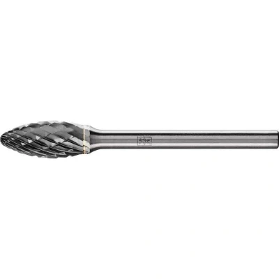 Afbeelding van PFERD 21203633 Freesstift Hardmetaal Vlam Lengte 43 mm Afmeting, Ø 6 Werklengte 13 Schachtdiameter 3 1 stuks