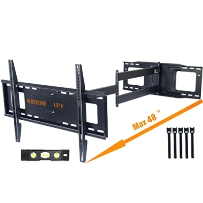 Afbeelding van WHYFONE Lange Arm TV Muurbevestiging 48 inch Uitbreiding Volledige Beweging