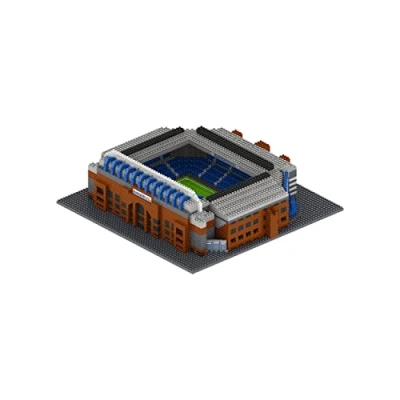 Afbeelding van FOCO Officieel gelicentieerd Rangers FC Ibrox BRXLZ 3D bouwstenen voetbalstadion bouwpakket