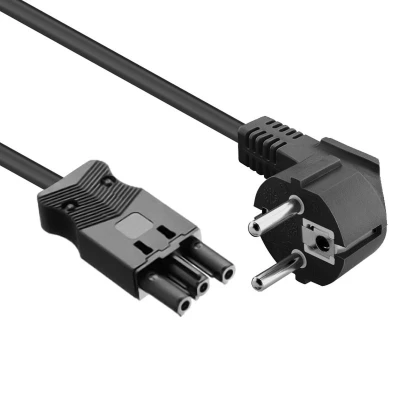 Afbeelding van Wieland Netsnoer GST18I3 Stekker Zwart Female 2 Meter