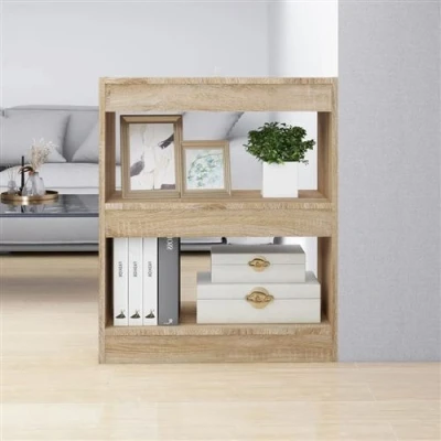 Afbeelding van vidaXL Boekenkast/kamerscherm 60x30x72 cm sonoma eikenkleurig