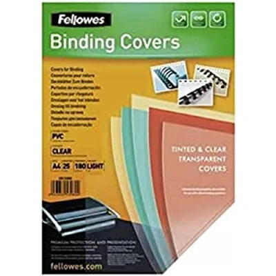 Afbeelding van Voorblad Fellowes A4 PVC 180micron 25stuks