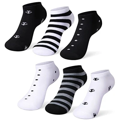 Afbeelding van L&amp;K II 92276 12 paar korte vrijetijdssokken voor dames en meisjes, van katoen, lente zomer, stuks, 92280