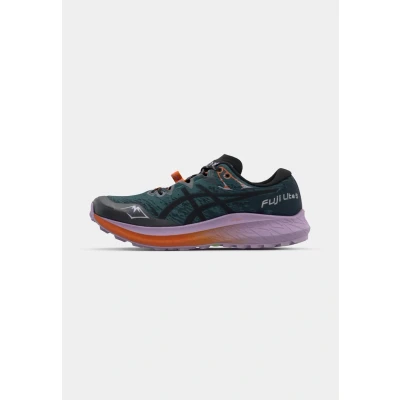 Afbeelding van Asics FUJI LITE 5 Trail hardloopschoenen, Dames, Maat: 37, Rainy lake/black Textiel/ synthetisch