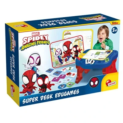 Afbeelding van Activiteitenbureau met 10 spellen Spidey Super bureau Edu LISCIANI