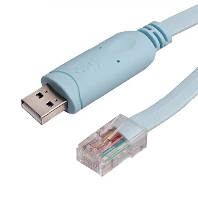 Afbeelding van Consolekabel compatibel met Cisco, 1,8 m, FTDI USB naar RJ45/Windows 7/8/Vista/Mac/Linux/RS232 (Type A)