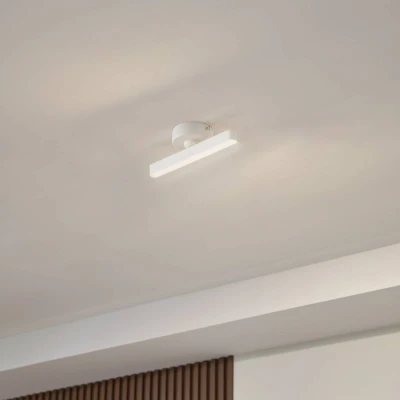 Afbeelding van Lindby LED spot Eldrin, wit, 1 lamp, lichtstrip