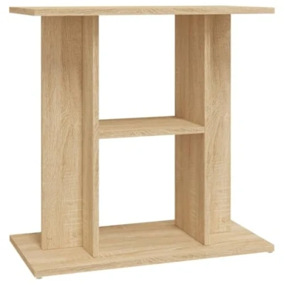 Afbeelding van vidaXL Aquariumstandaard 60x30x60 cm bewerkt hout sonoma eikenkleurig