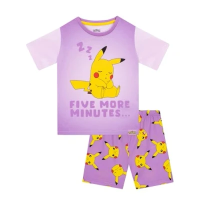 Afbeelding van Pokémon Pyjama Pikachu voor Meisjes Pyjama, Korte mouw