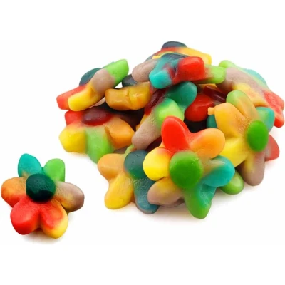 Afbeelding van Jelly Rainbow Flowers per kilo
